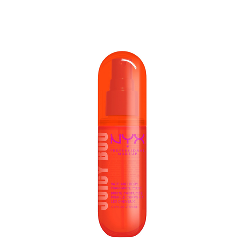 Парфюмированный спрей для тела NYX Professional Makeup NYX PROFESSIONAL MAKEUP Парфюмированный спрей для волос и тела Juicy Boo