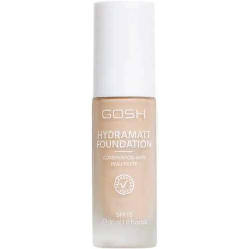Тональное средство GOSH Тональная основа для лица Hydramatt Foundation SPF 15