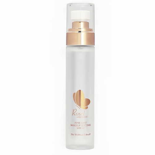 Фиксатор макияжа ROSEL Спрей фиксатор для макияжа Rosel Cosmetics 80 мл стойкий, матовый финиш, макияж до 24 часов