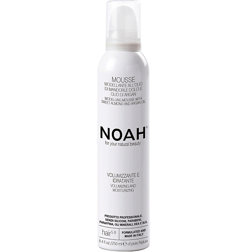 Мусс для укладки волос NOAH FOR YOUR NATURAL BEAUTY Мусс для волос моделирующий с миндальным маслом