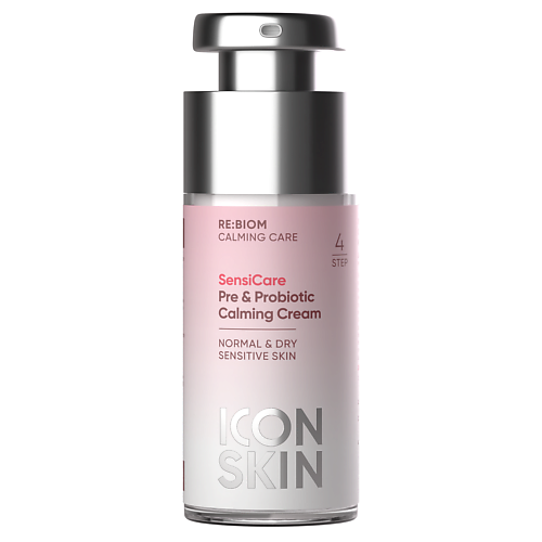 Крем для лица ICON SKIN Успокаивающий крем с комплексом пре- и пробиотиков SENSICARE