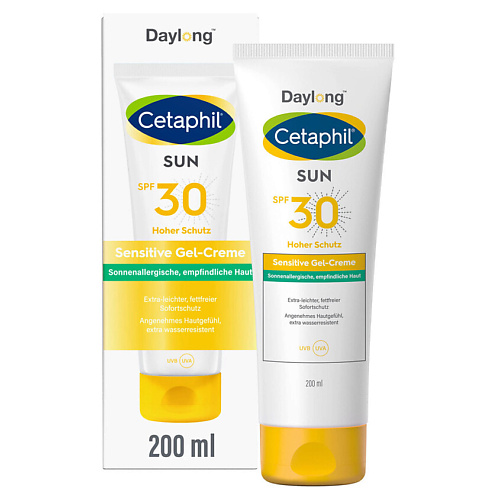 Солнцезащитное молочко для тела CETAPHIL Солнцезащитный гель-крем Sun Daylong SPF30