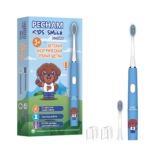 Электрическая зубная щетка PECHAM Электрическая зубная щетка детская Kids Smile