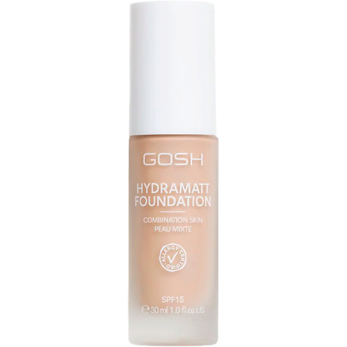 Тональное средство GOSH Тональная основа для лица Hydramatt Foundation SPF 15