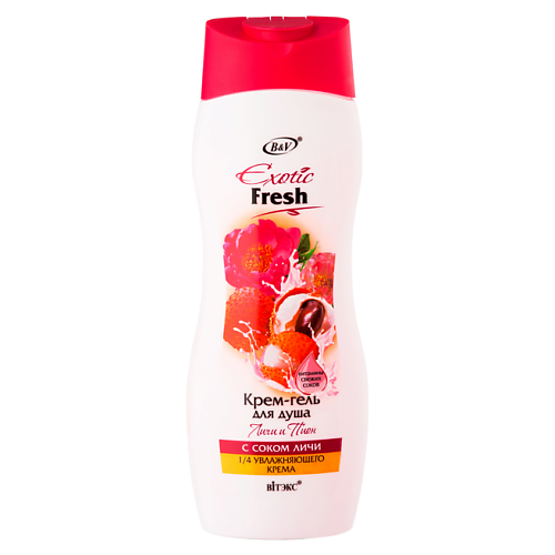 Крем-гель для душа Exotic Fresh Личи и пион