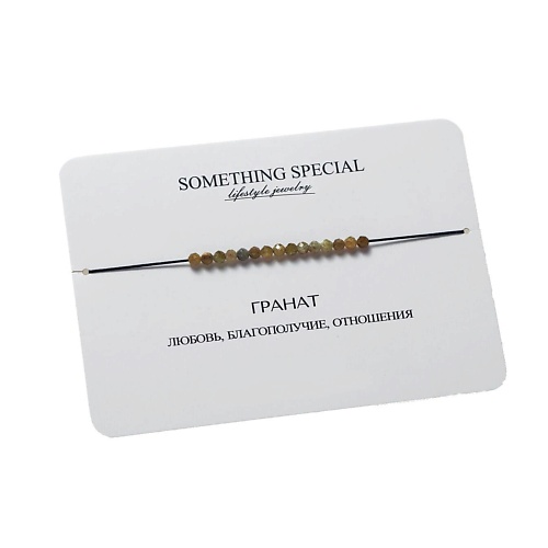 Браслет SOMETHING SPECIAL LIFESTYLE JEWELRY Браслет с зеленым гранатом mini