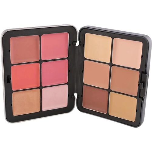Палетка RUBY ROSE Палетка контуринг, жидкие румяна, хайлайтер Blush Sculpt