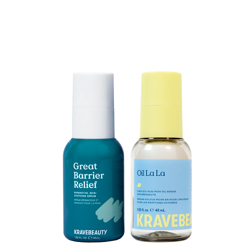 Набор средств для лица KRAVE BEAUTY Набор для лица Great Barrier Relief and Oil La La Bundle