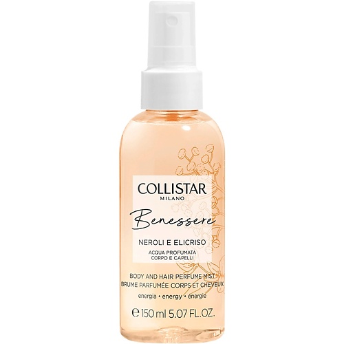 Мист для тела COLLISTAR Спрей для волос и тела Benessere Neroli E Elicriso