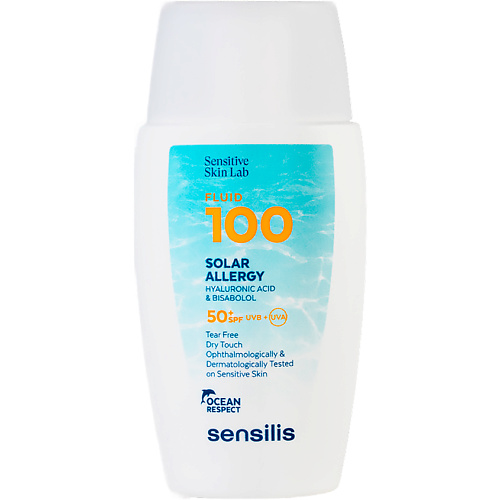 Флюид для лица SENSILIS Флюид для защиты лица от солнца SPF50+ Fluid 100 Solar Allergy