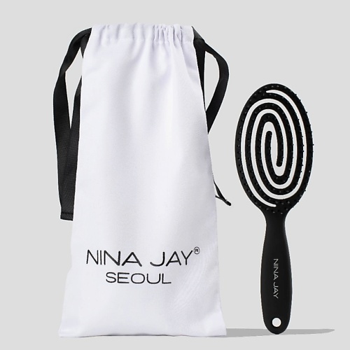 Расческа для волос NINA JAY Расческа для средней длины волос в подарочном мешочке
