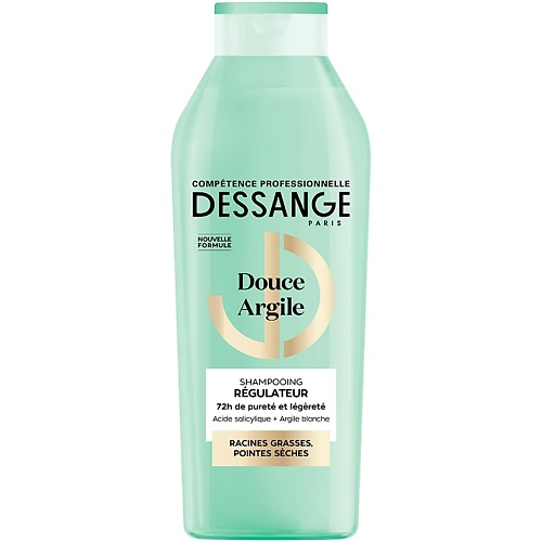 Шампунь для волос DESSANGE Шампунь для волос, жирных у корней и сухих на кончиках, Douce Argile