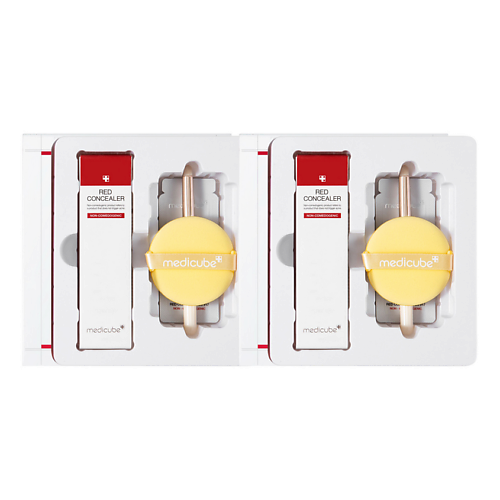 Набор средств для макияжа MEDICUBE Набор для безупречного тона кожи Red Concealer Special Kit