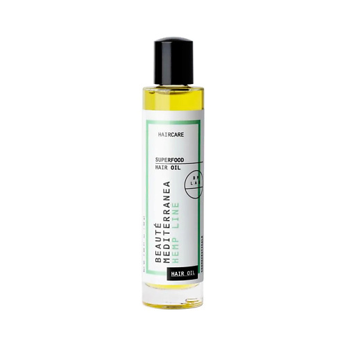 Масло для волос BEAUTE MEDITERRANEA Питательное масло для волос на основе семян конопли