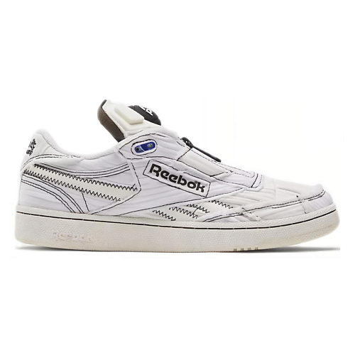Кроссовки REEBOK Club C Market x Club C 85 Pump 'Chalk Black'