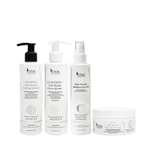 Набор для ухода за волосами ROYAL SAMPLES Набор для ухода за волосами Hair refresh program