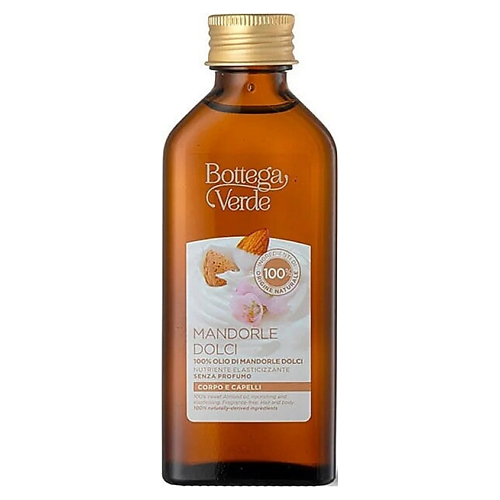 Масло для тела BOTTEGA VERDE Масло сладкого миндаля для волос и тела Mandorle Dolci Body Oil