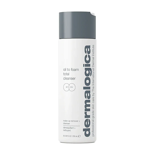Масло для снятия макияжа DERMALOGICA Очищающий гель масло в пену для лица Total Cleanser