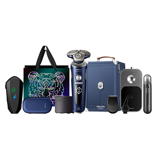 Электробритва PHILIPS Премиальная электробритва S9000 Prestige SP9886/36 с беспроводной зарядкой Qi и аксессуарами