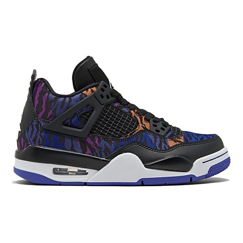 

NIKE Кроссовки 4 Retro Black Rush Violet GS, Кроссовки 4 Retro Black Rush Violet GS