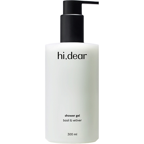 Парфюмированный гель для тела HI, DEAR Гель для душа Shower Gel Basil & Vetiver