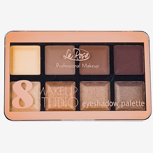 Тени для век LA ROSA Тени для век 8 MAKEUP STUDIO