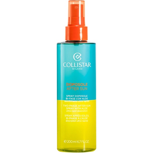 Спрей после загара COLLISTAR Двухфазный спрей после загара с экстрактом алоэ After Sun Spray