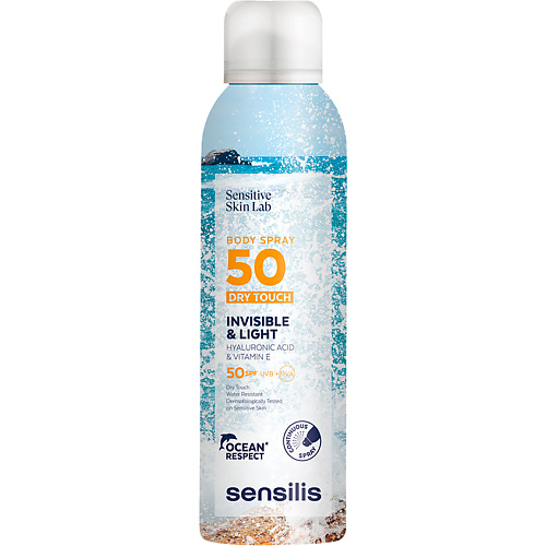 Спрей для тела SENSILIS Спрей для защиты тела от солнца SPF50 Body Spray 50 Dry Touch