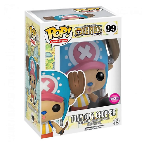 Мягкая игрушка FUNKO Коллекционная фигурка Funko POP! One Piece Tony Tony Chopper Flocked #99