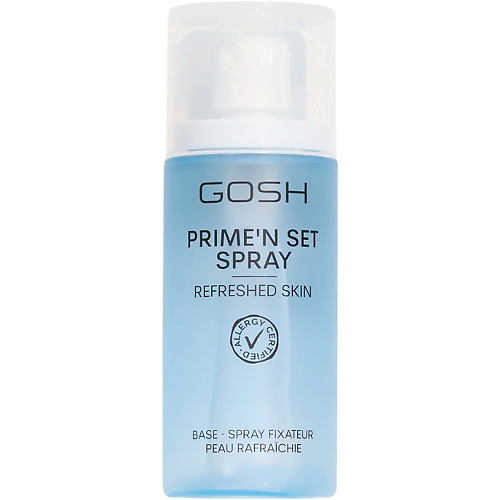 Спрей для лица GOSH Спрей для лица фиксирующий Prime`n Set Refreshed Skin