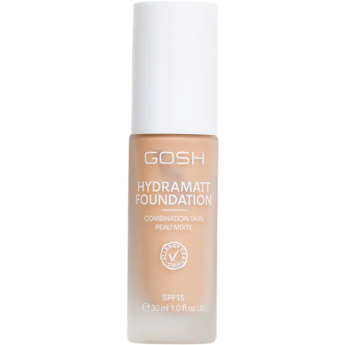 Тональное средство GOSH Тональная основа для лица Hydramatt Foundation SPF 15