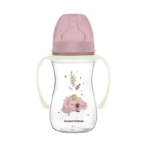 Бутылочка для детей CANPOL BABIES Бутылочка для кормления Sleepy Koala со светящимися ручками