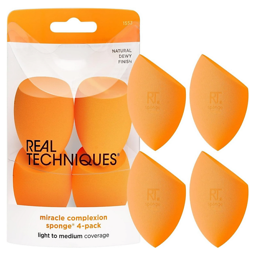 Спонж для нанесения макияжа REAL TECHNIQUES Набор спонжей для макияжа Miracle Complexion
