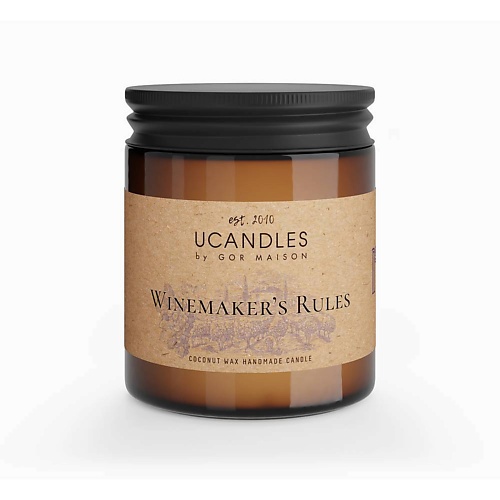 Свеча ароматическая UCANDLES Свеча Winemakers’ Rules Chez Maman VASO