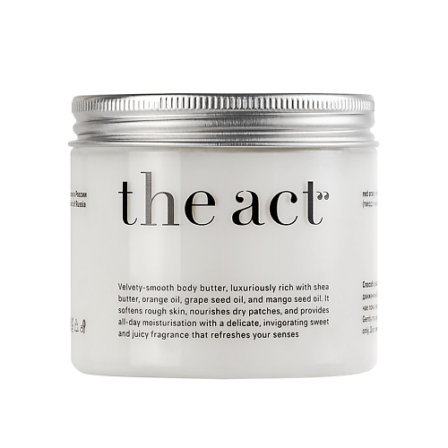 Крем для тела THE ACT Баттер для тела увлажняющий сицилийский апельсин