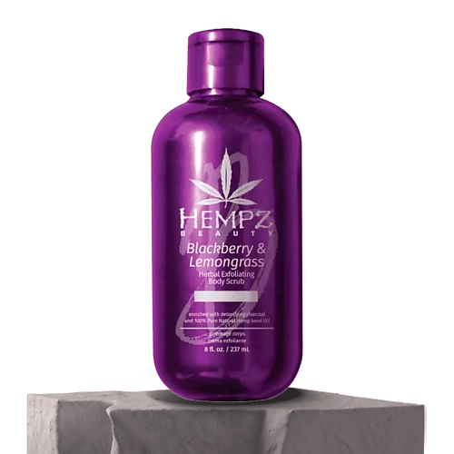 Скраб для тела HEMPZ Скраб для тела Ежевика Лемонграсс/Beauty Blackberry & Lemongrass Herbal Exfoliating Body Scrub