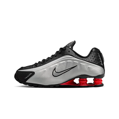 Кроссовки NIKE Кроссовки спортивные женские для бега Shox R4 WMNS Black Light Crimson