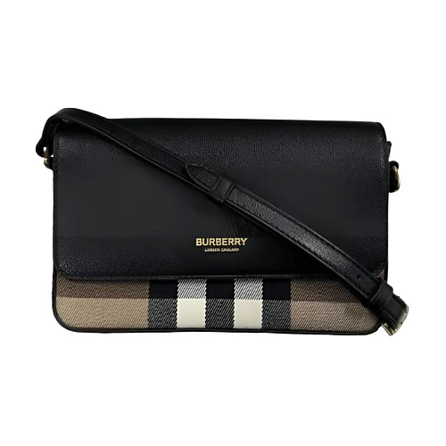 Сумка BURBERRY Сумка через плечо Check and Leather Crossbody Bag