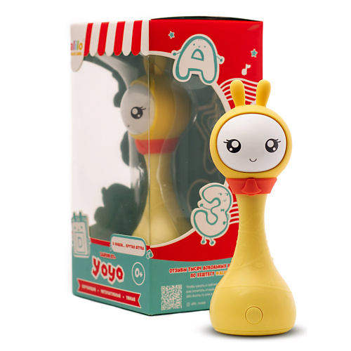 Интерактивная игрушка ALILO Интерактивная обучающая музыкальная игрушка Умный зайка® R1+ Yoyo