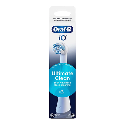 Насадка для электрической зубной щетки ORAL-B Сменные насадки Oral-B iO Ultimate Clean