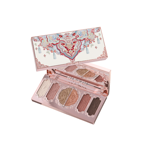 FLOWER KNOWS Палетка теней Butterfly Cloud Collar Embossed Six-Color Makeup Palette