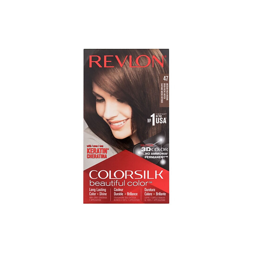 

REVLON Стойкая безаммиачная краска ColorSilk 59, Стойкая безаммиачная краска ColorSilk