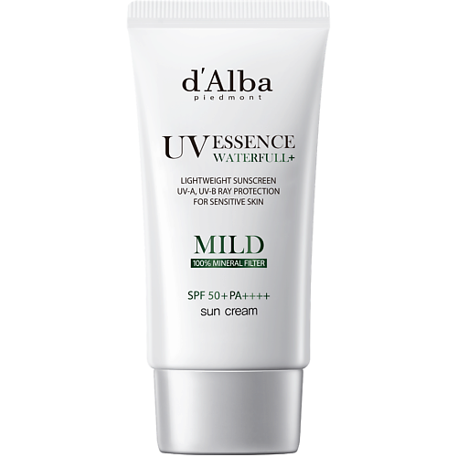 Солнцезащитный крем для лица D`ALBA Солнцезащитный крем для лица Waterfull Mild Sun Cream SPF 50+ PA++++