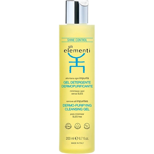 Гель для умывания GLI ELEMENTI Гель для лица очищающий Dermo-Purifying Cleansing Gel