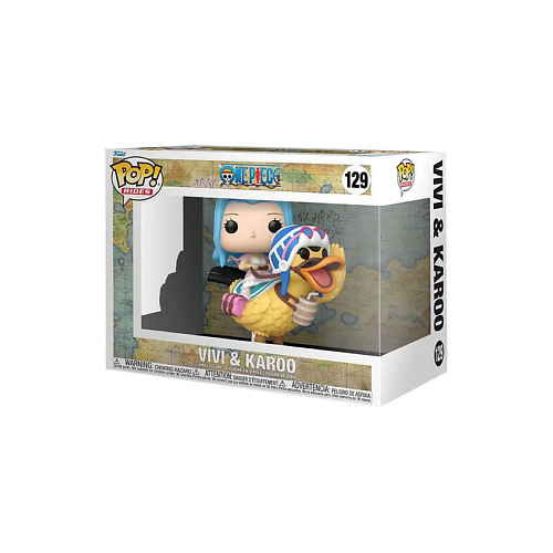 Мягкая игрушка FUNKO Коллекционная фигурка Funko POP! Rides One Piece Vivi & Karoo #129