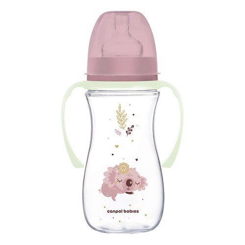 Бутылочка для детей CANPOL BABIES Бутылочка для кормления Sleepy Koala со светящимися ручками