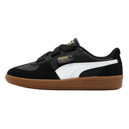 Кроссовки PUMA Кроссовки Palermo Wide Lace Sd 'Black White Gold'
