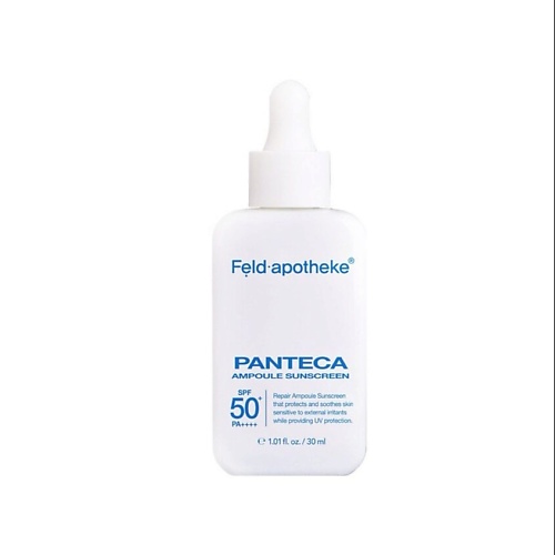 Солнцезащитная эссенция для лица FELD APOTHEKE Солнцезащитный крем Dexpanthenol + Madeca Damage Care Panteca Ampoule SPF50+
