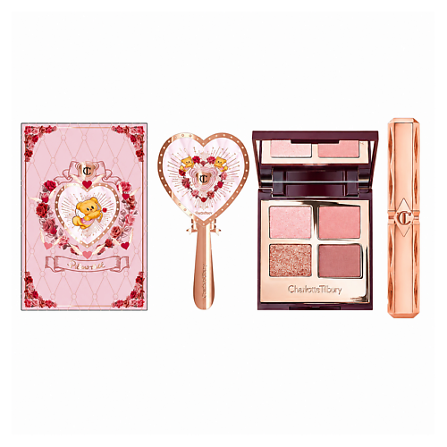 Набор средств для макияжа CHARLOTTE TILBURY Набор Pillow Talk: палетка, тинт для губ и зеркало