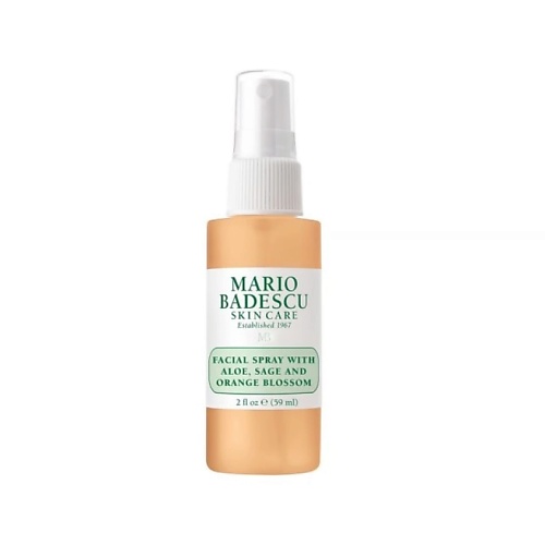 Спрей для лица MARIO BADESCU Спрей для лица с экстрактом алоэ шалфеем и экстрактом апельсина Facial Spray With Aloe Sage And Orange Blossom
